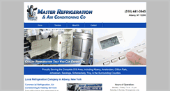 Desktop Screenshot of masterrefrigerationny.com